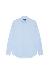 Slim Fit Pyrus Striped Shirt With Soft Satin Finish